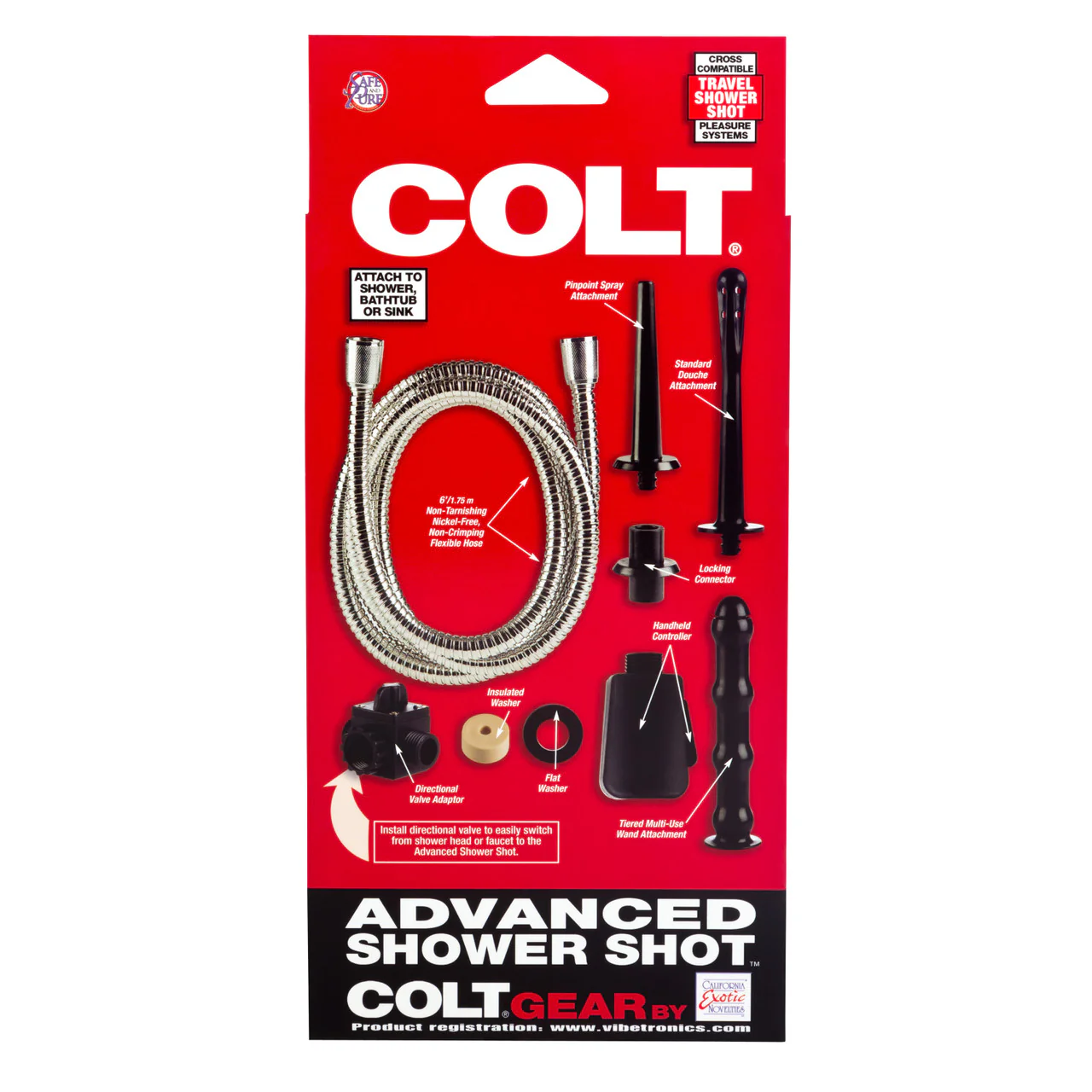 COLT Shower Shot Anal Douche with Dong 6.75in - Image 4
