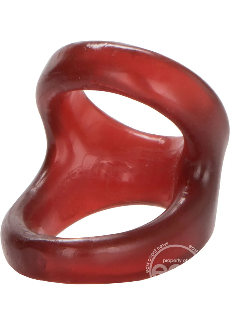 Colt Snug Tugger Dual Support Cock Ring Red - Image 3