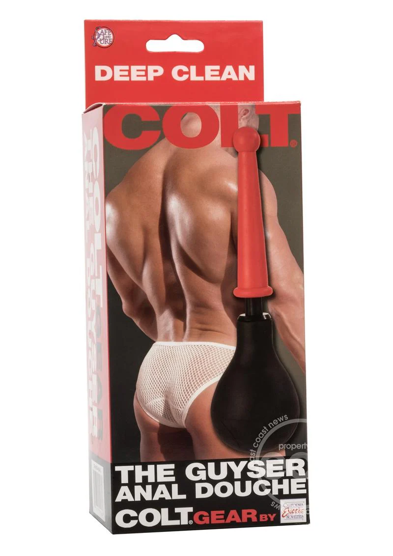 COLT THE GUYSER ANAL DOUCH RED & BLACK - Image 3