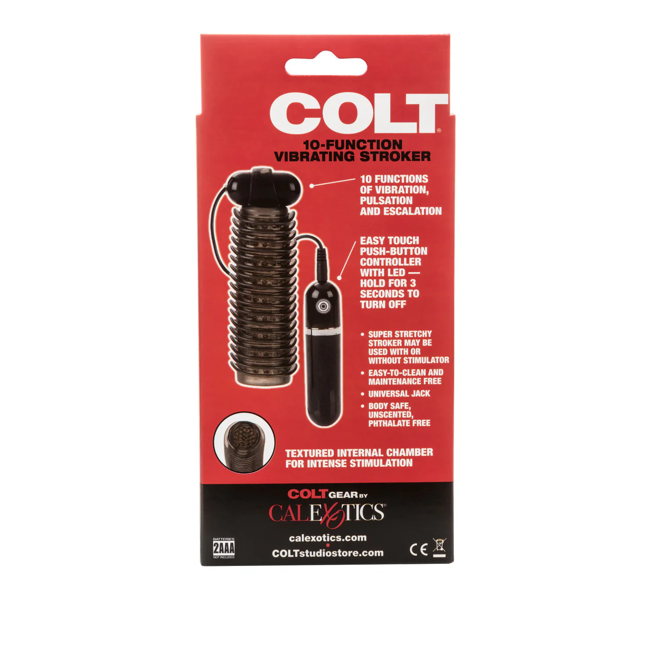 COLT Vibrating Stroker with Bullet and Remote Control - Image 4