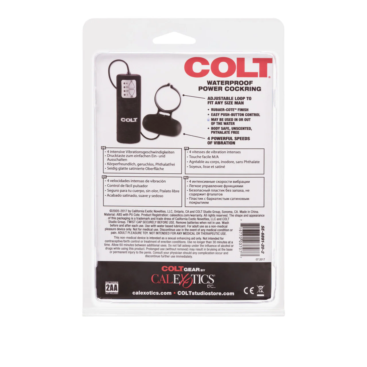 COLT Waterproof Power Vibrating Cock Ring - Image 4