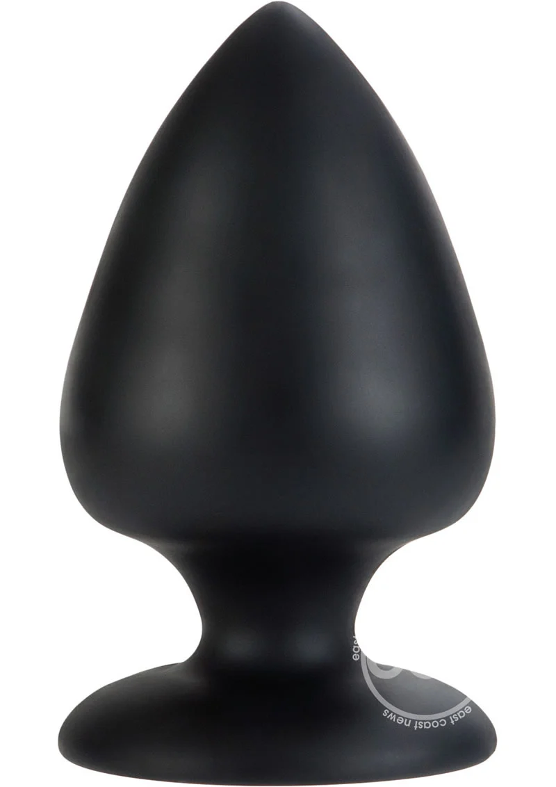 Colt XL Big Boy Silicone Anal Plug Black 4.5 Inch - Image 3