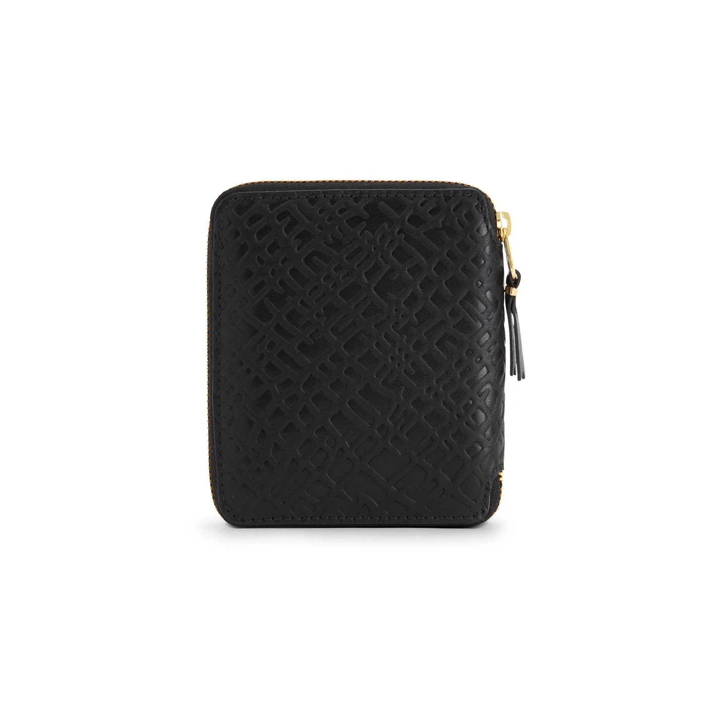 COMME DES GARÇONS EMBOSSED ROOTS WALLET BLACK - Image 2