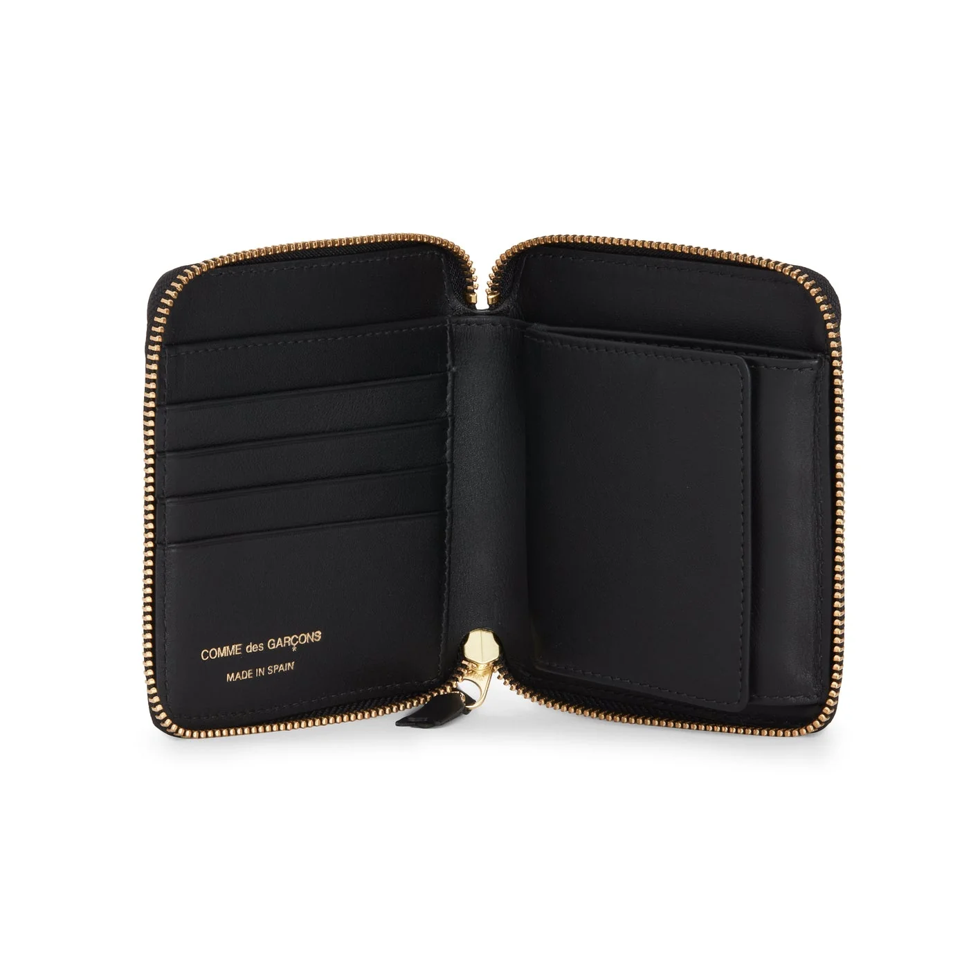 COMME DES GARÇONS EMBOSSED ROOTS WALLET BLACK - Image 3
