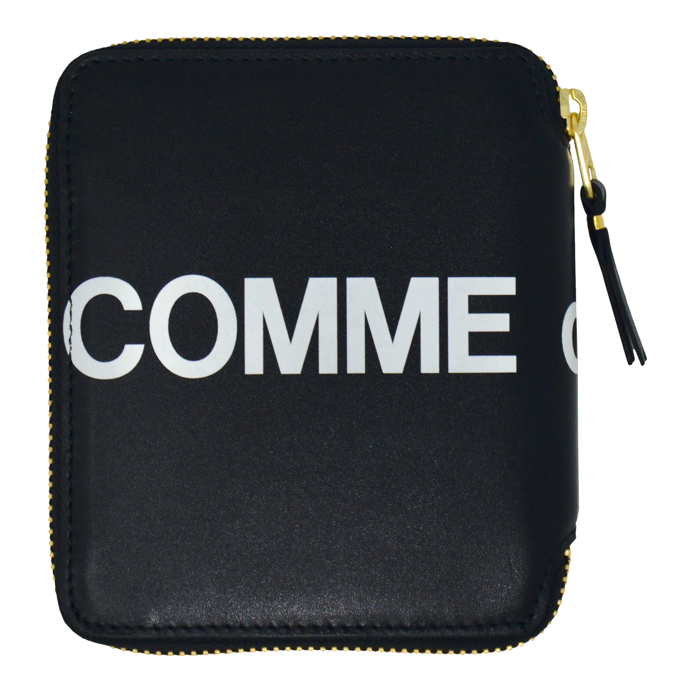 Comme des Garçons Huge Logo Full Zip Small Wallet (Black) - Image 6