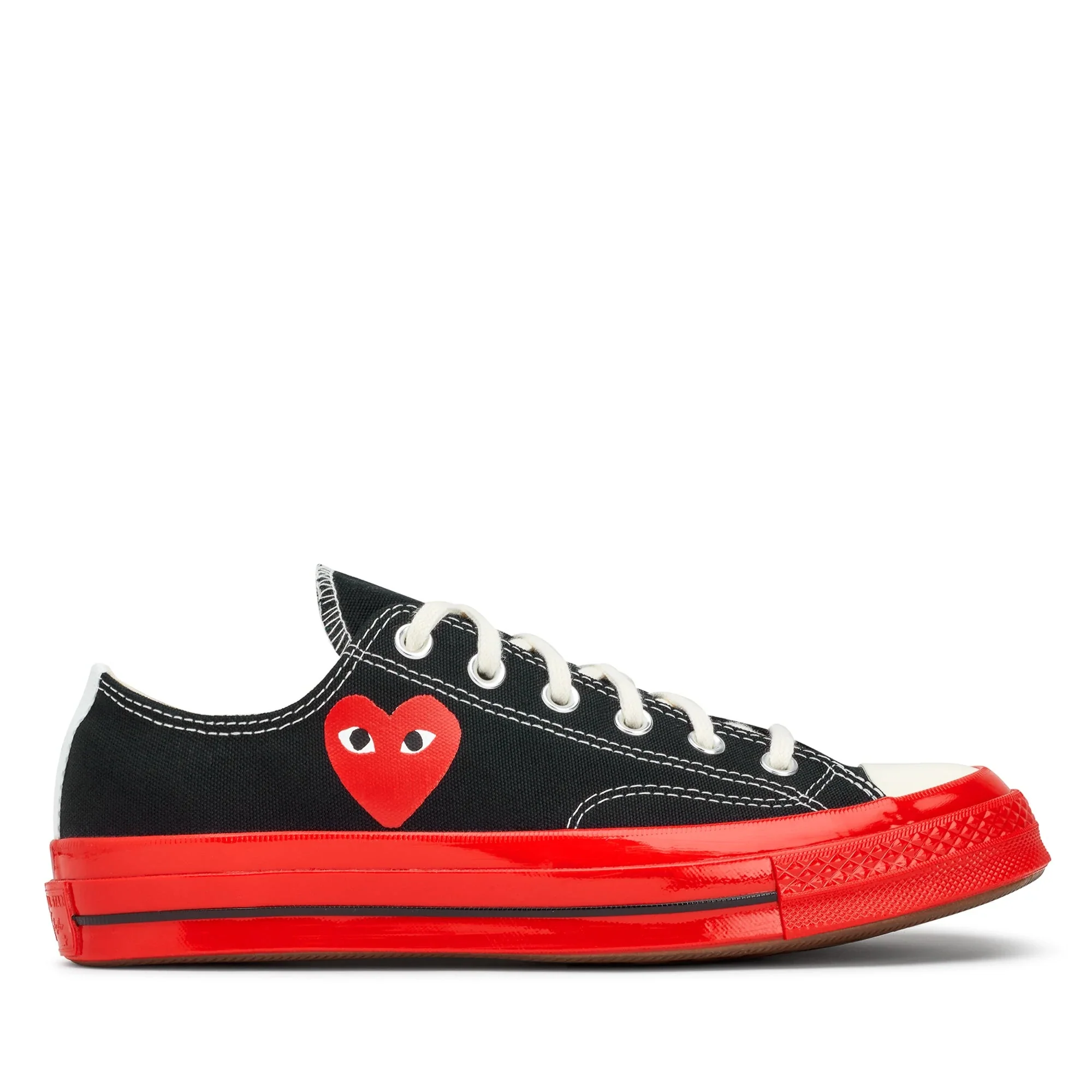 Comme Des Garçons Play Converse Chuck 70 Low BLACK - Image 2