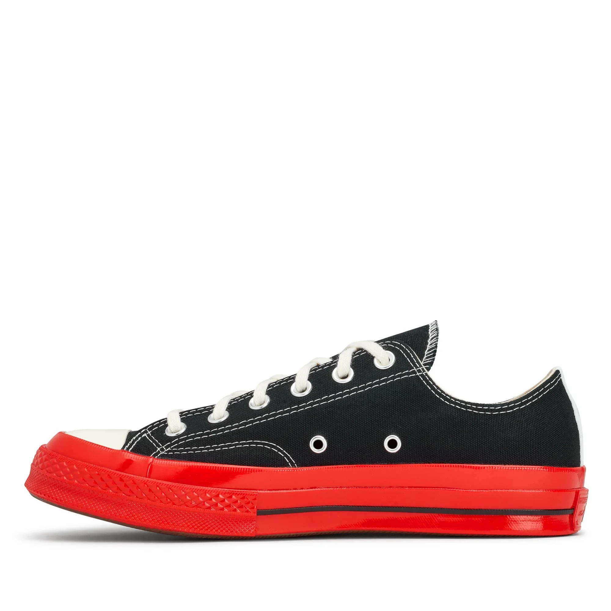 Comme Des Garçons Play Converse Chuck 70 Low BLACK - Image 3