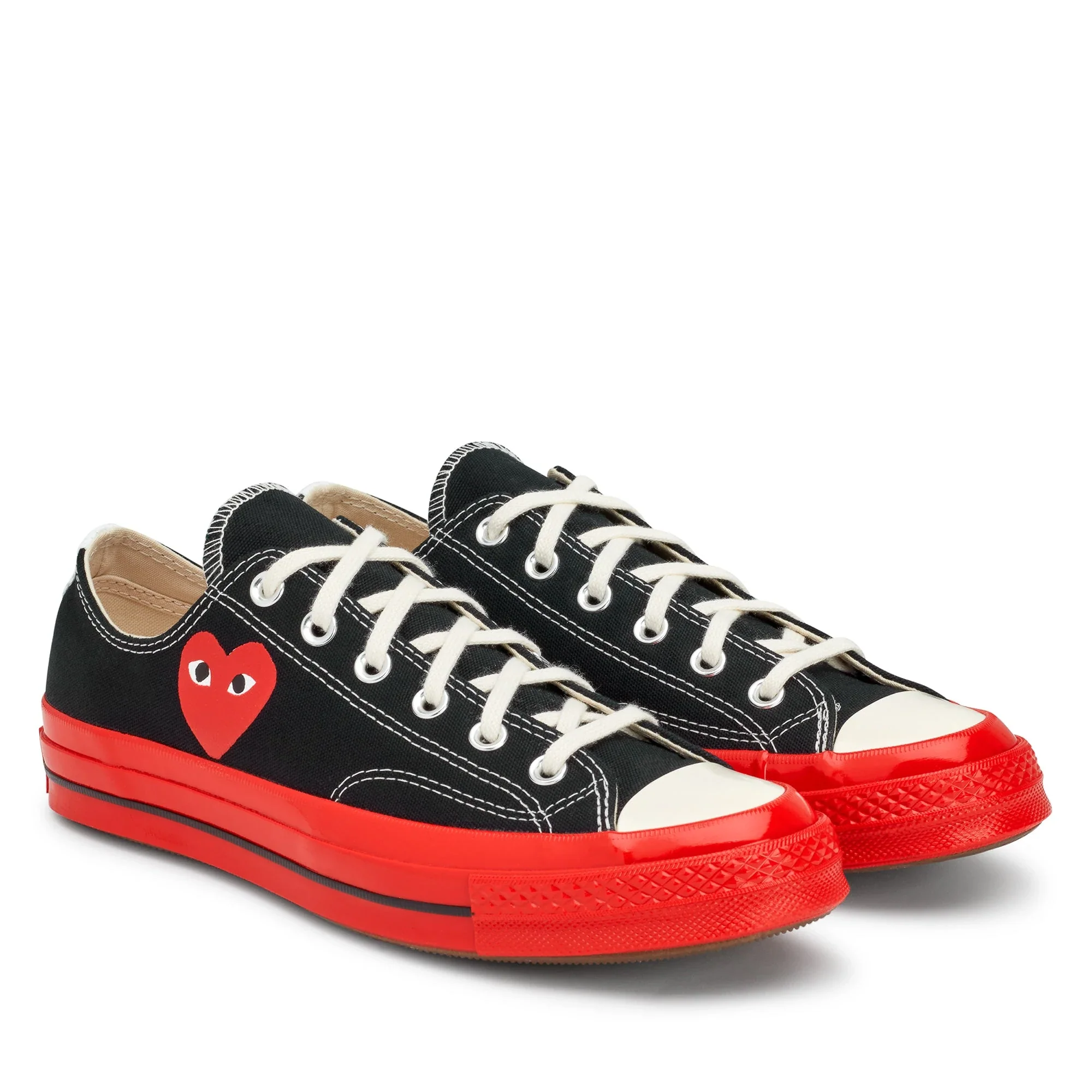 Comme Des Garçons Play Converse Chuck 70 Low BLACK - Image 6