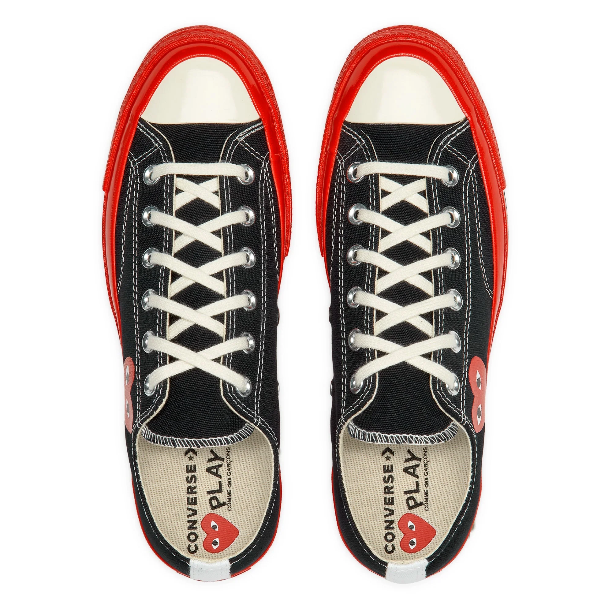 Comme Des Garçons Play Converse Chuck 70 Low BLACK - Image 7