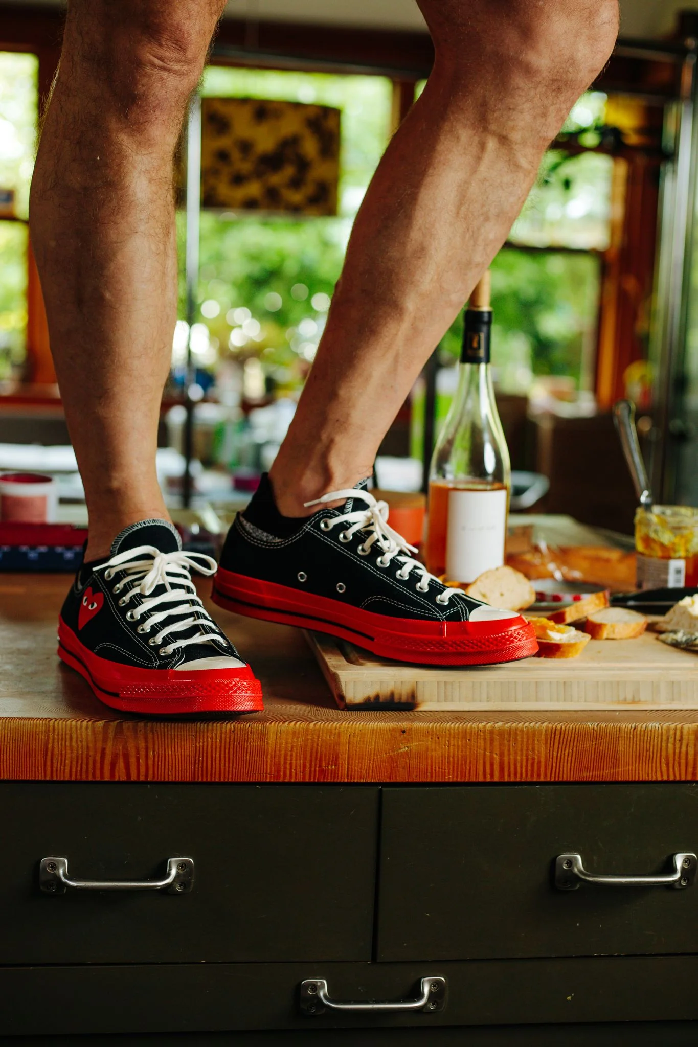 Comme Des Garçons Play Converse Chuck 70 Low BLACK - Image 8