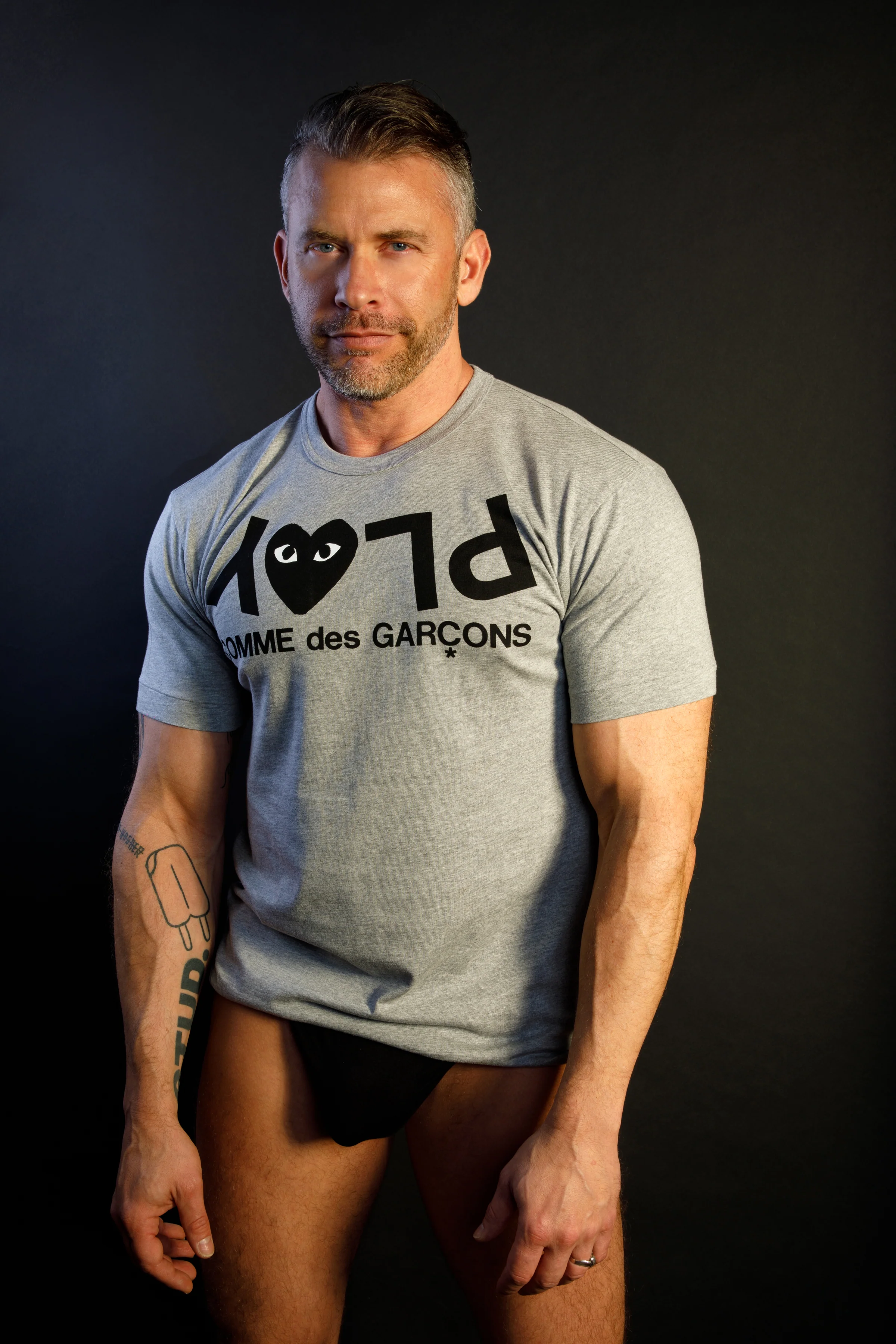 COMME des GARÇONS PLAY GRAY PLAY TEE - Image 7