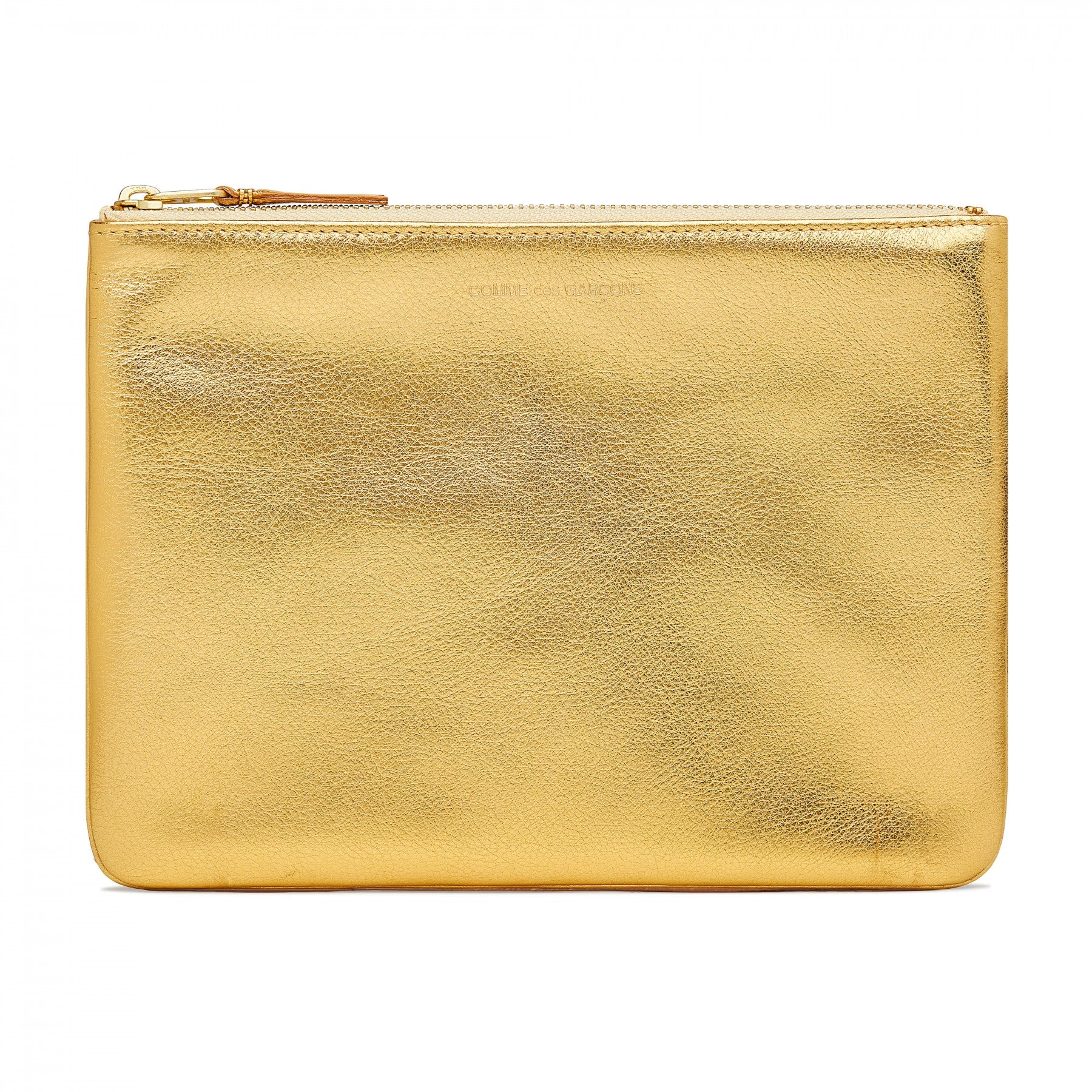 Comme des Garçons Zip Pouch Wallet Gold - Image 3