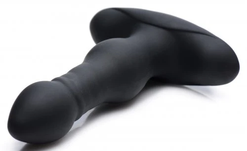 Silicone Vibrating & Thrusting Anal Plug with Remote Control - Image 2