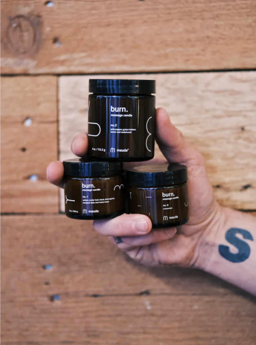 Skin-softening Massage Candle by Maude #2 4 oz. - Image 2