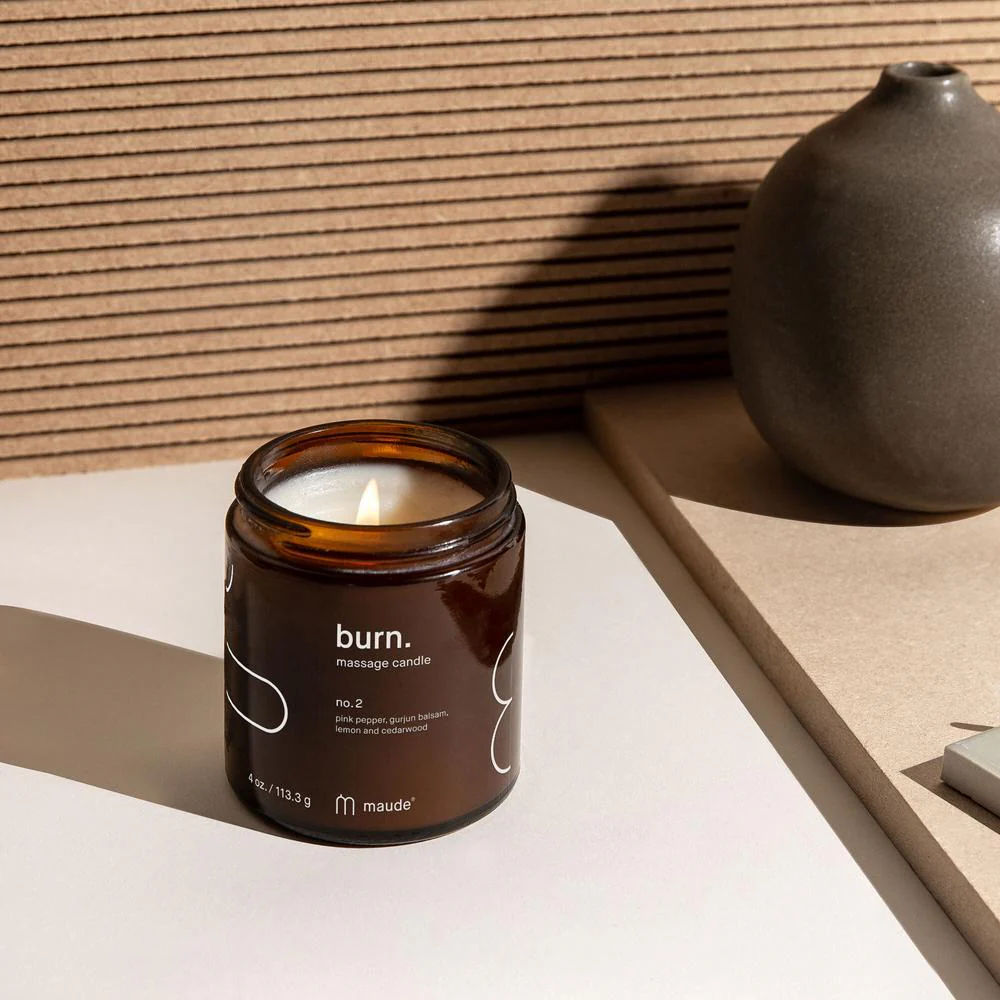 Skin-softening Massage Candle by Maude #2 4 oz. - Image 3