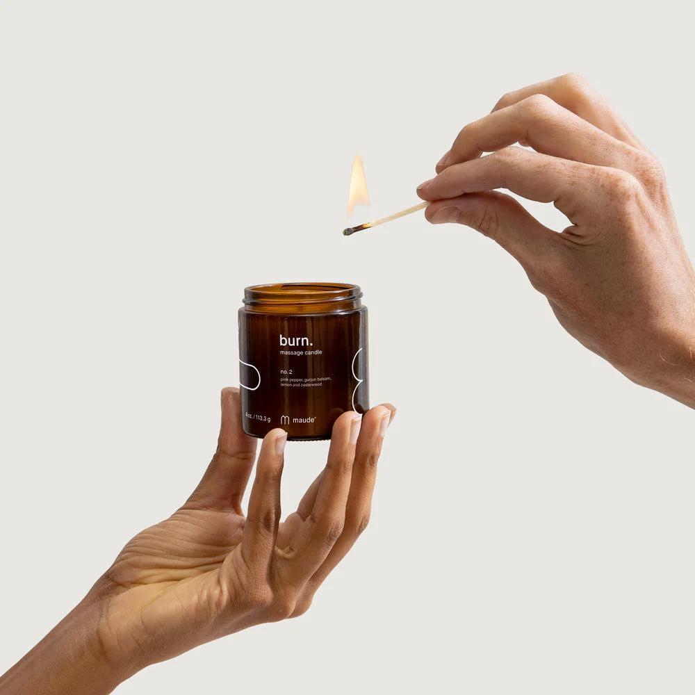 Skin-softening Massage Candle by Maude #2 4 oz. - Image 4