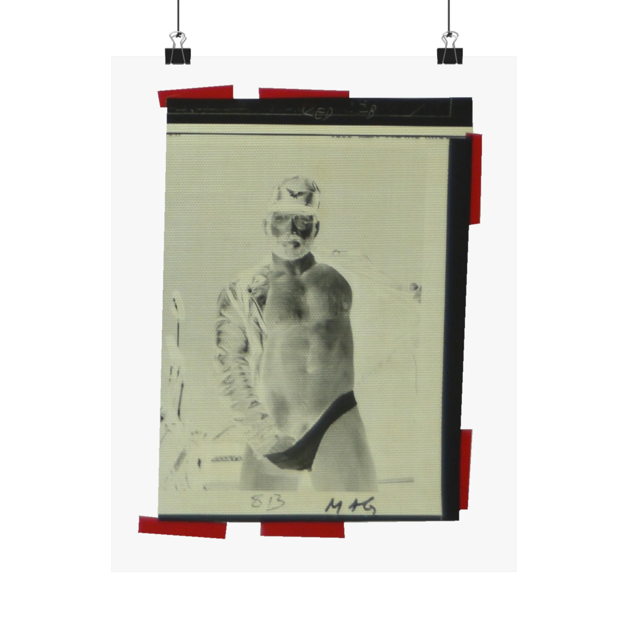 90S VINTAGE GAY PORN TRANSPARENCY Matte Vertical Poster #15