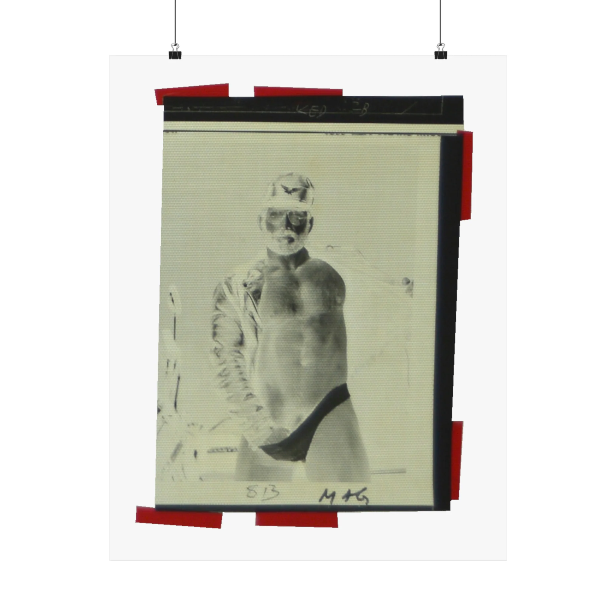 90S VINTAGE GAY PORN TRANSPARENCY Matte Vertical Poster #15 - Image 3