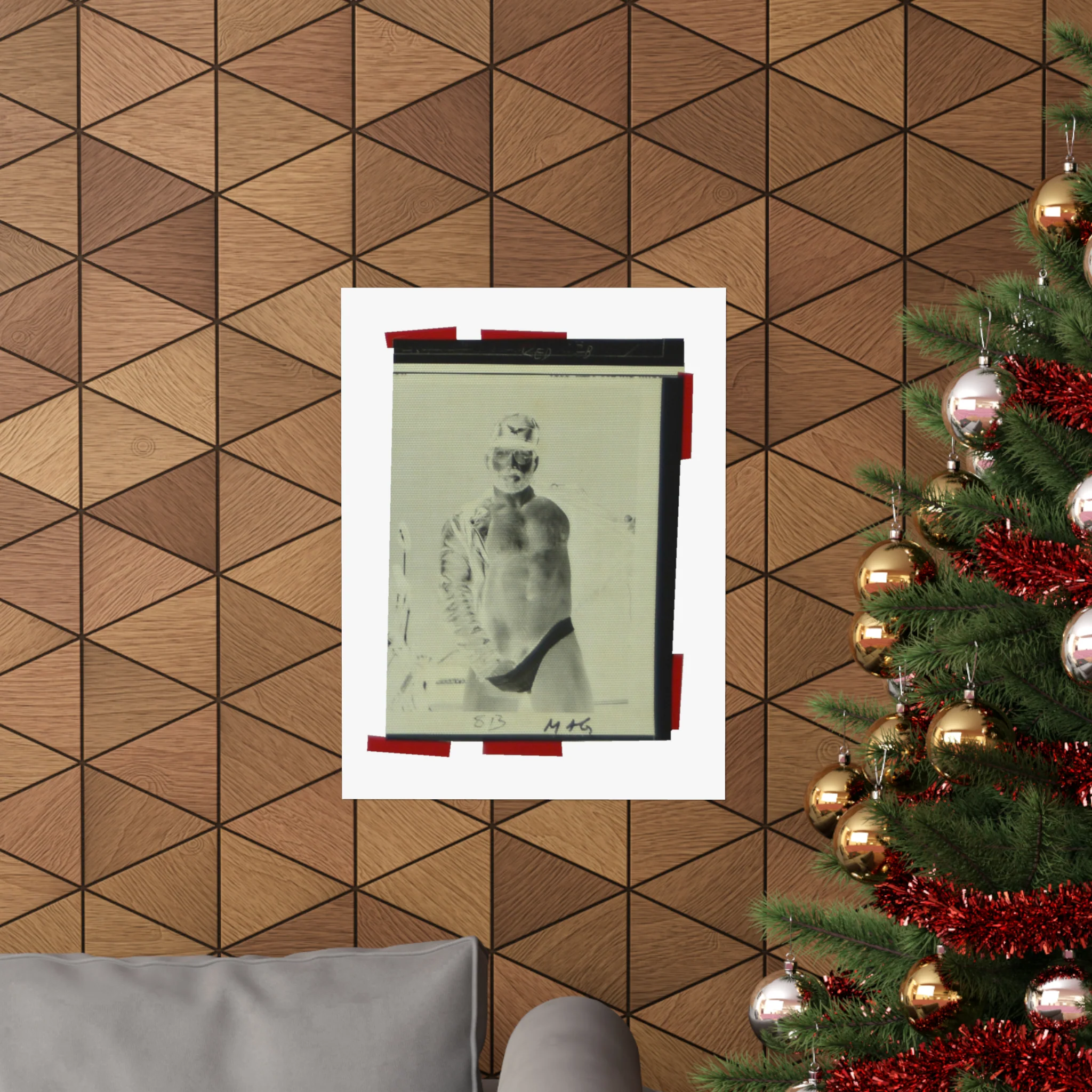 90S VINTAGE GAY PORN TRANSPARENCY Matte Vertical Poster #15 - Image 9