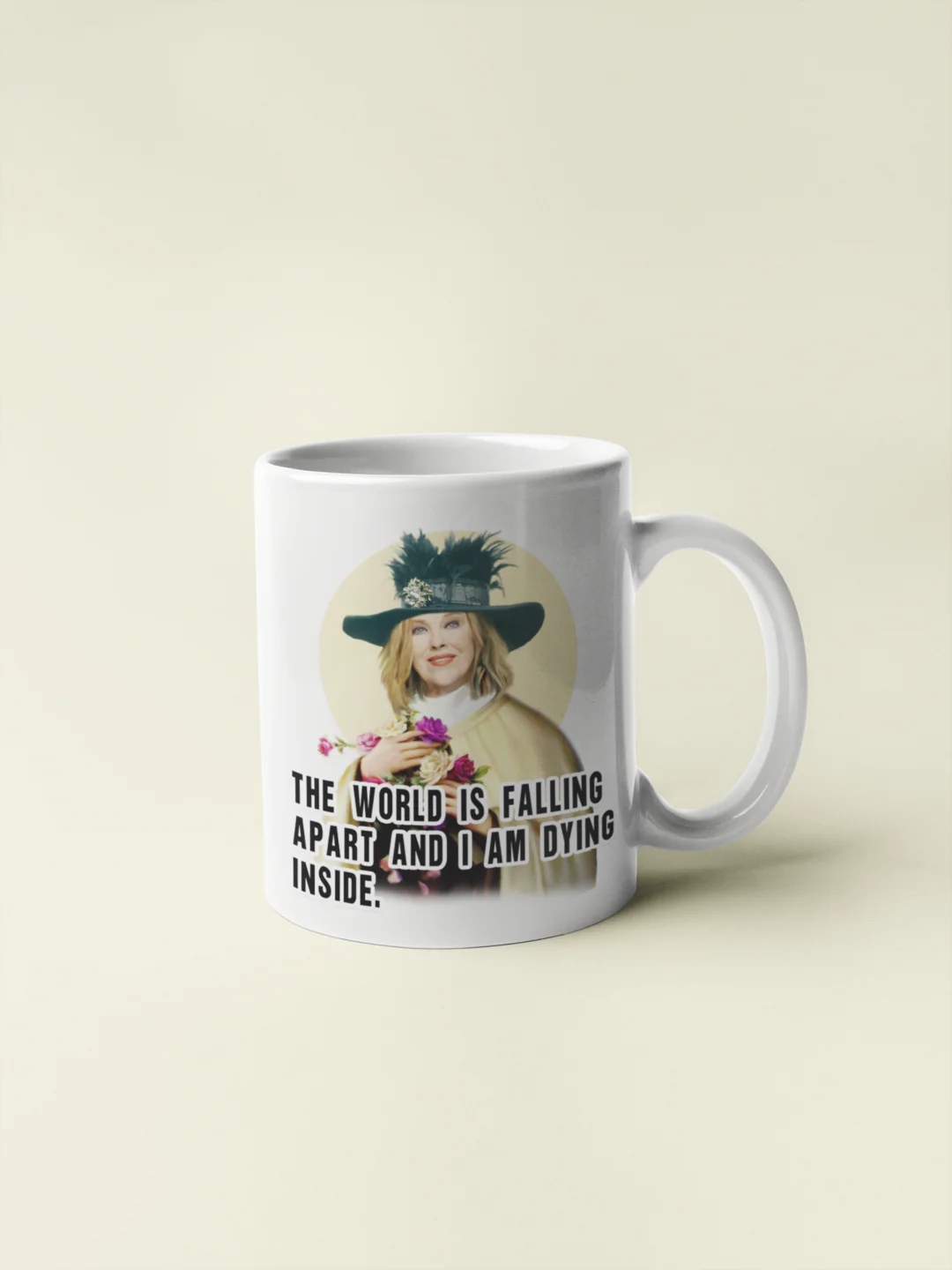 MOIRA - THE WORLD IS FALLING APART - SCHITT'S CREEK MUG - Catherine O'Hara - Image 2