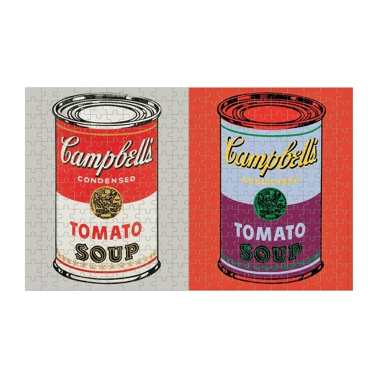 Andy Warhol Soup Cans 300 Piece Lenticular Jigsaw Puzzle - Image 2