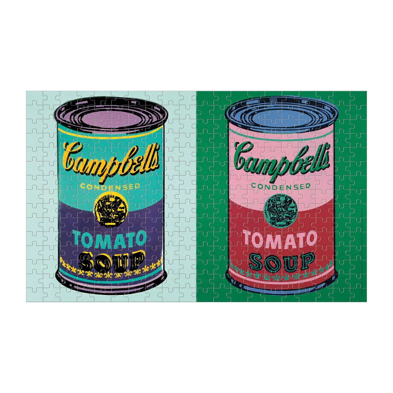 Andy Warhol Soup Cans 300 Piece Lenticular Jigsaw Puzzle - Image 4