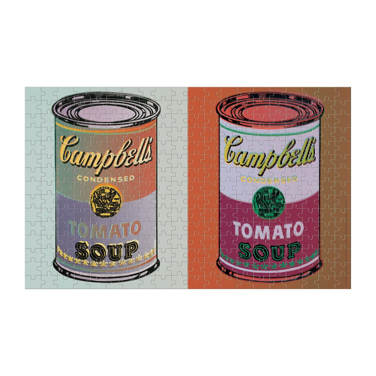 Andy Warhol Soup Cans 300 Piece Lenticular Jigsaw Puzzle - Image 6