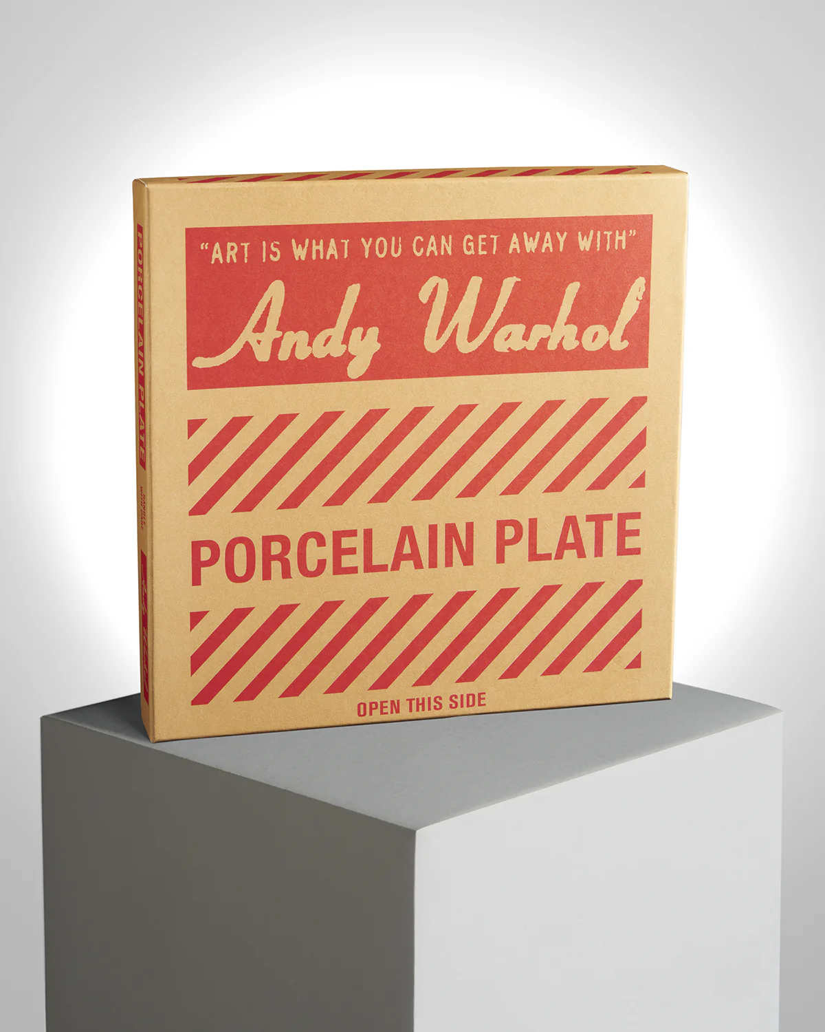 ANDY WARHOL PORCELAIN PLATE -  CAMPBELL - ORANGE/BLUE - Image 8