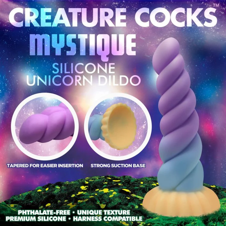 Creature Cock Mystique Silicone Unicorn Dildo - Image 12