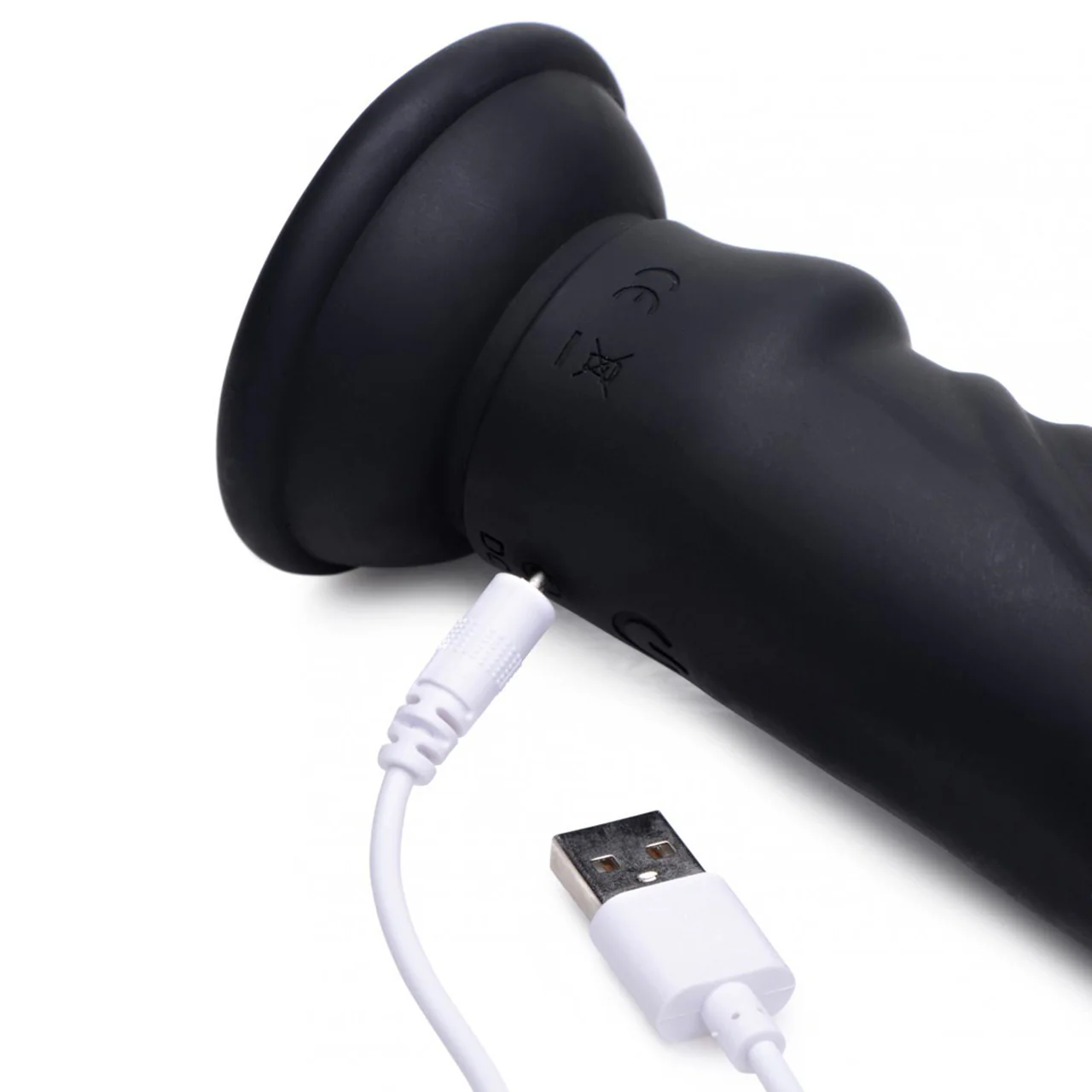 E-Stim Pro Silicone Vibrating 8" Dildo w/ Remote by Zeus - Image 5