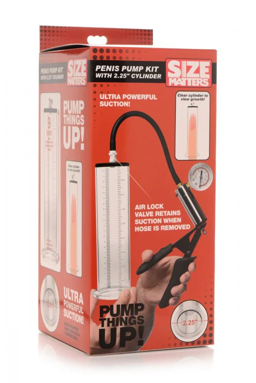 Penis Pump Kit with 2.25" Cylinder by Size Matters - Image 2