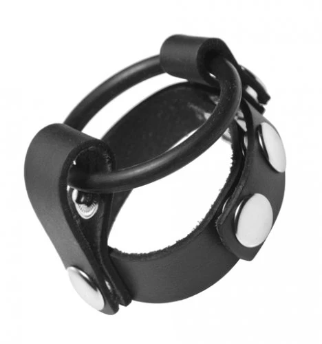 Leather Cock Ring Harness  by Strict Leather - Image 3