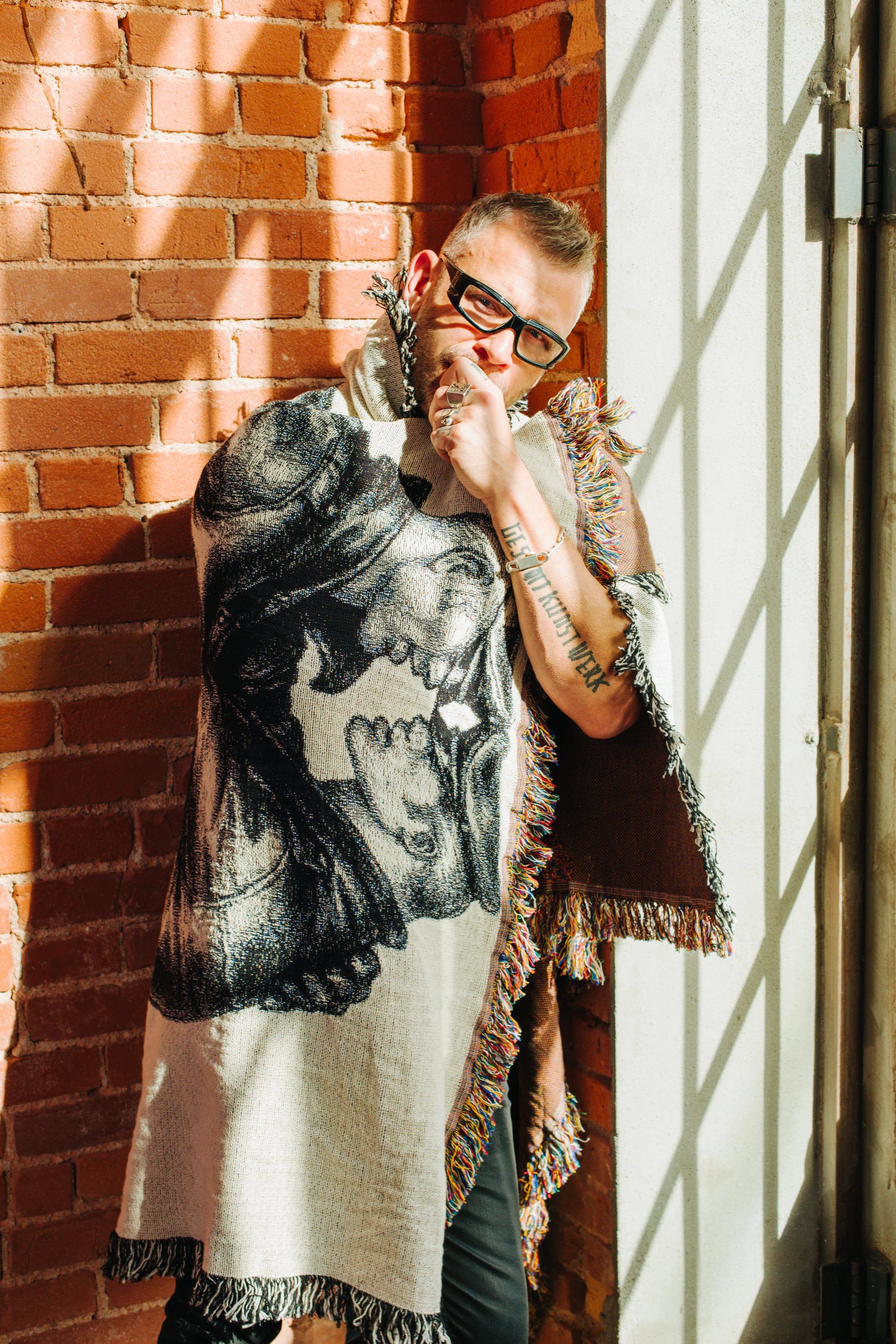 Tom of Finland "Leatherman" Woven Blanket - Image 5