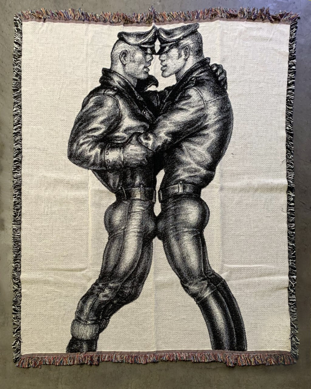 Tom of Finland "Leatherman" Woven Blanket - Image 8
