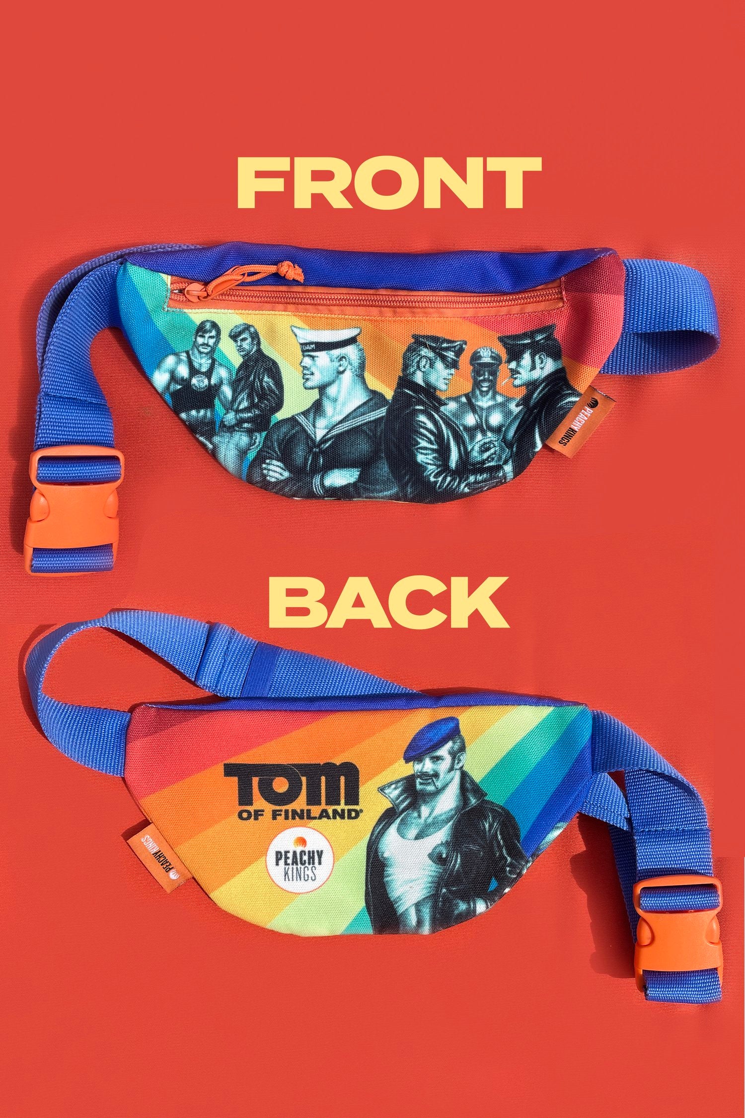 Tom of Finland Fanny Pack Recycled Canvas by Peachy Kings - Image 7