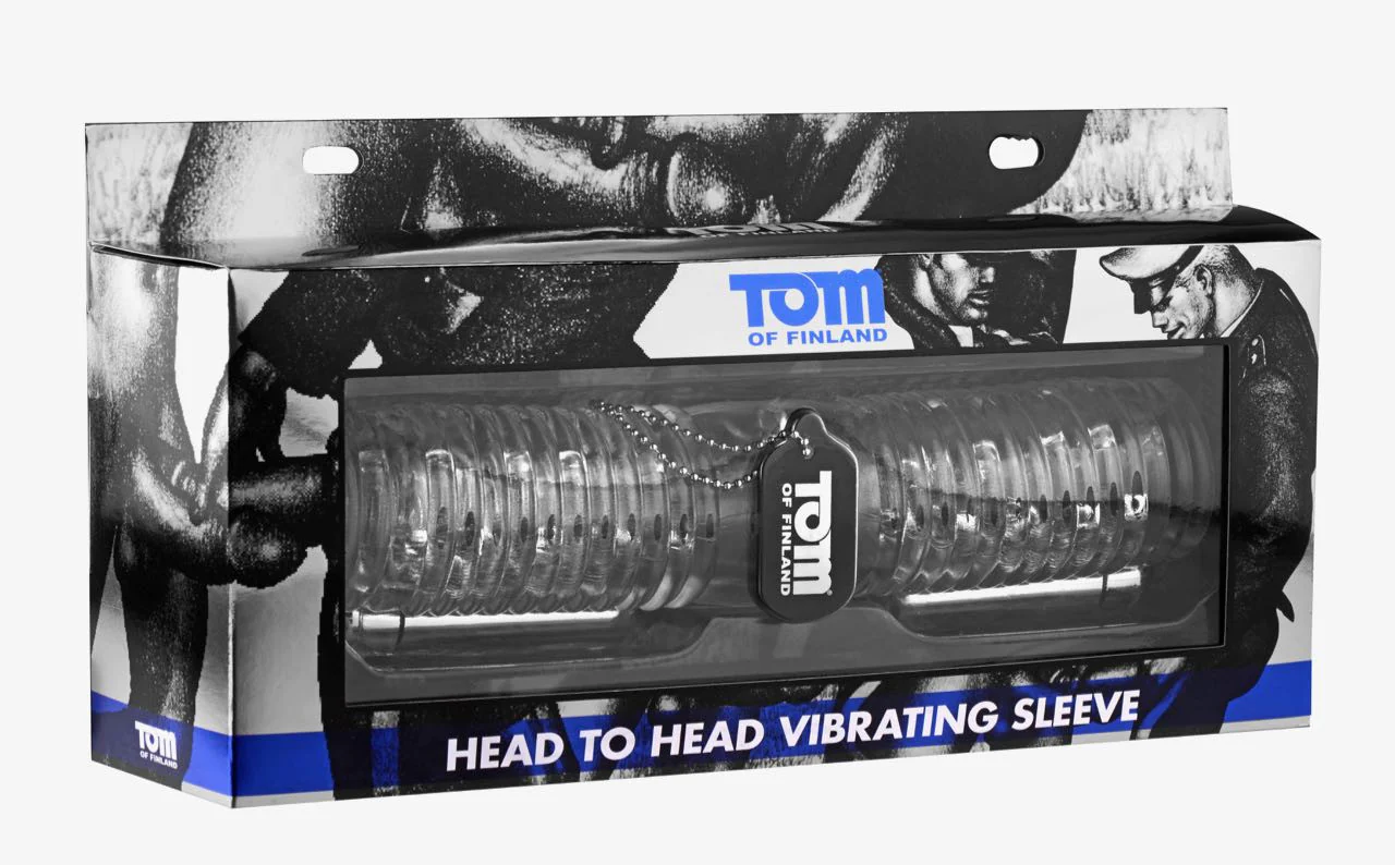 Tom of Finland Head-to-Head Vibrating Sleeve - Image 7