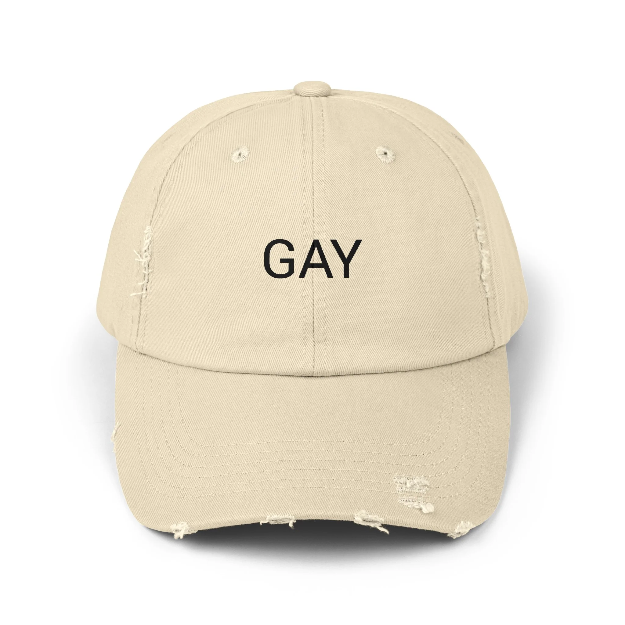 GAY Distressed Cap in 6 colors - Image 5
