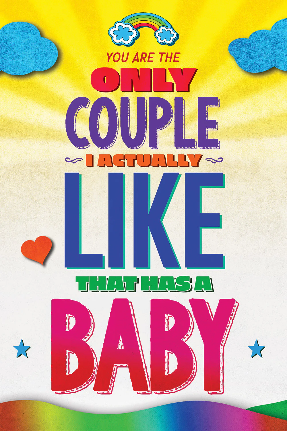 COUPLE WITH KIDS GAY GREETING CARD BY KWEER CARDS - Image 2