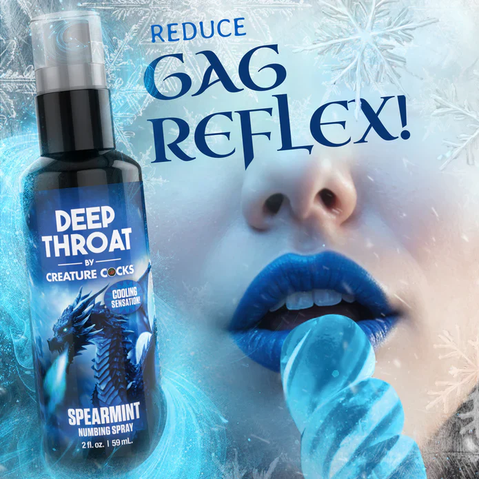 Creature Cock Deep Throat Spearmint Numbing Spray 2oz - Image 4
