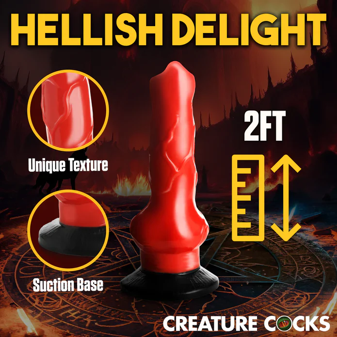 Creature Cock Giant 2 Foot Hell-Hound Canine Dildo - Image 8