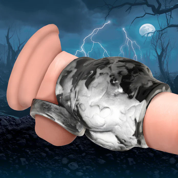 Creature Cock Night Prowler Silicone Penis Sleeve + Ball Stretcher - Image 2