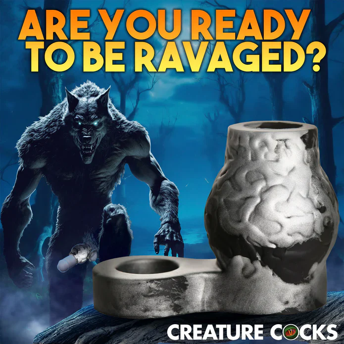 Creature Cock Night Prowler Silicone Penis Sleeve + Ball Stretcher - Image 3