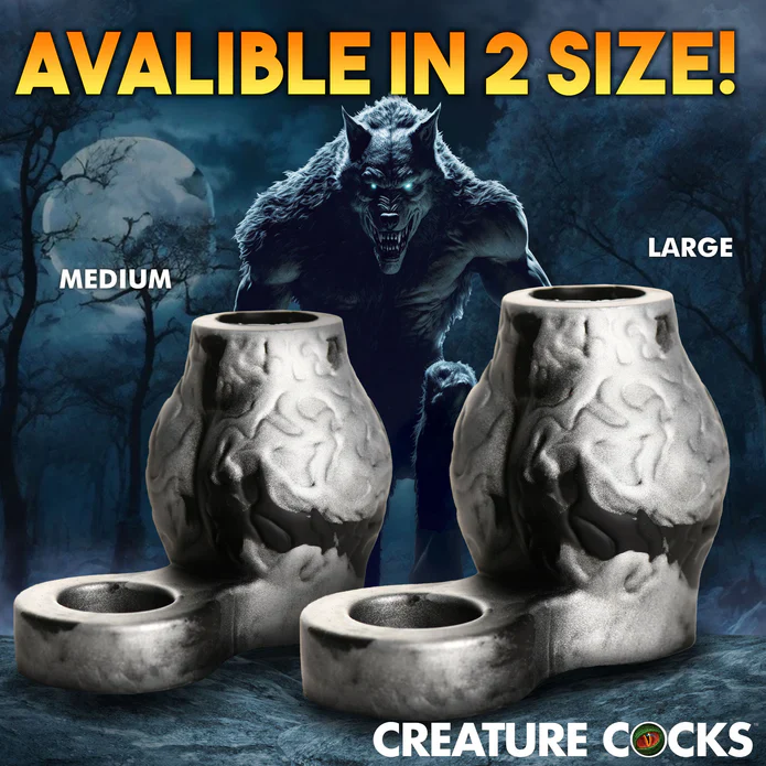 Creature Cock Night Prowler Silicone Penis Sleeve + Ball Stretcher - Image 6