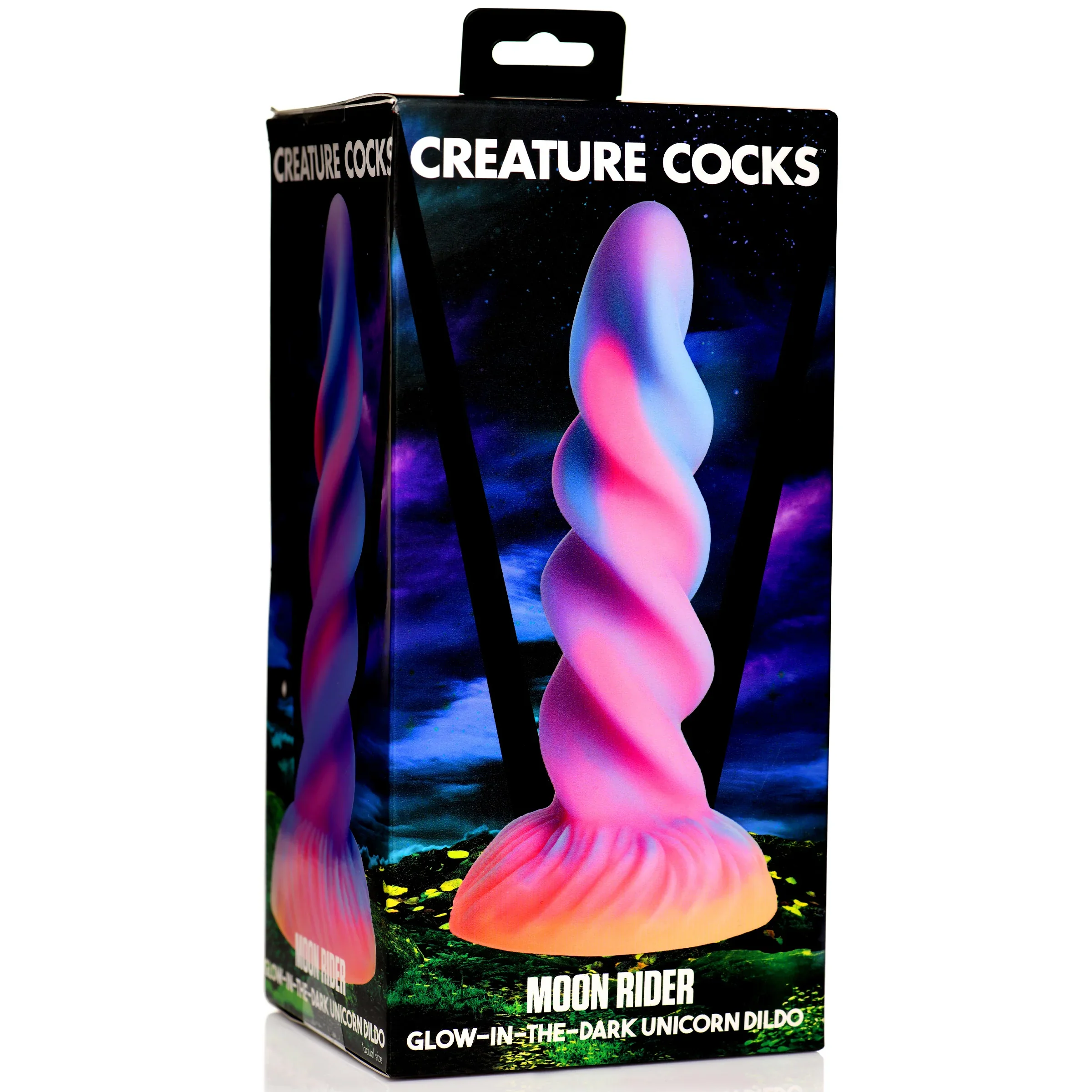 Creature Cocks Moon Rider Glow-In-The-Dark Unicorn Dildo - Image 3