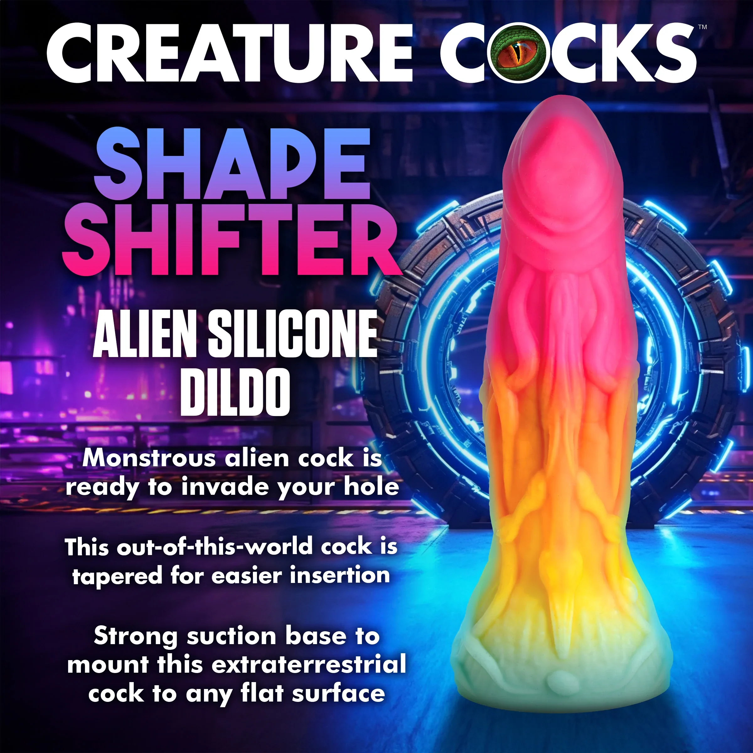 Creature Cocks Shape Shifter Alien Silicone Dildo - Image 5