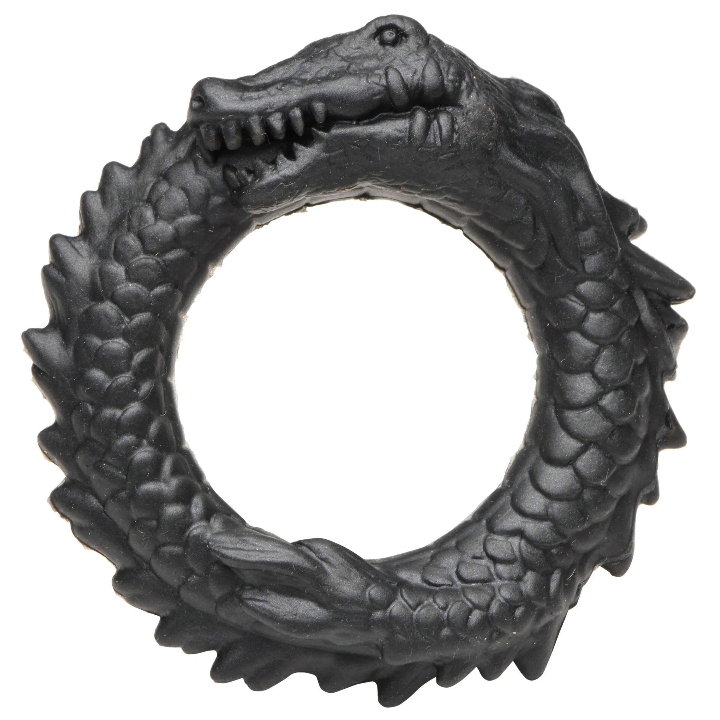 Creature Cocks Black Caiman Silicone Cock Ring - Image 10