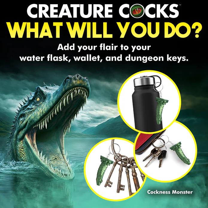 Creature Cocks Cockness Monster Keychain - Image 8