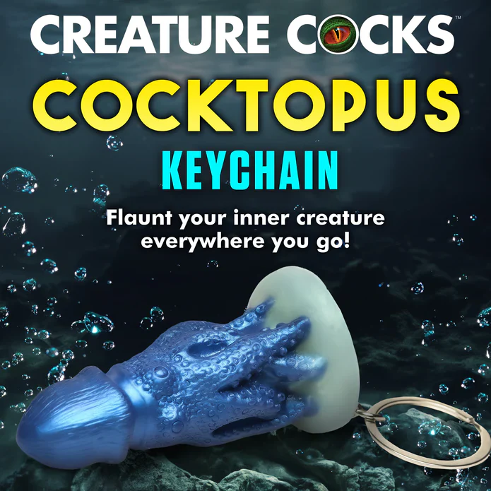 Creature Cocks Cocktopus Keychain - Image 2