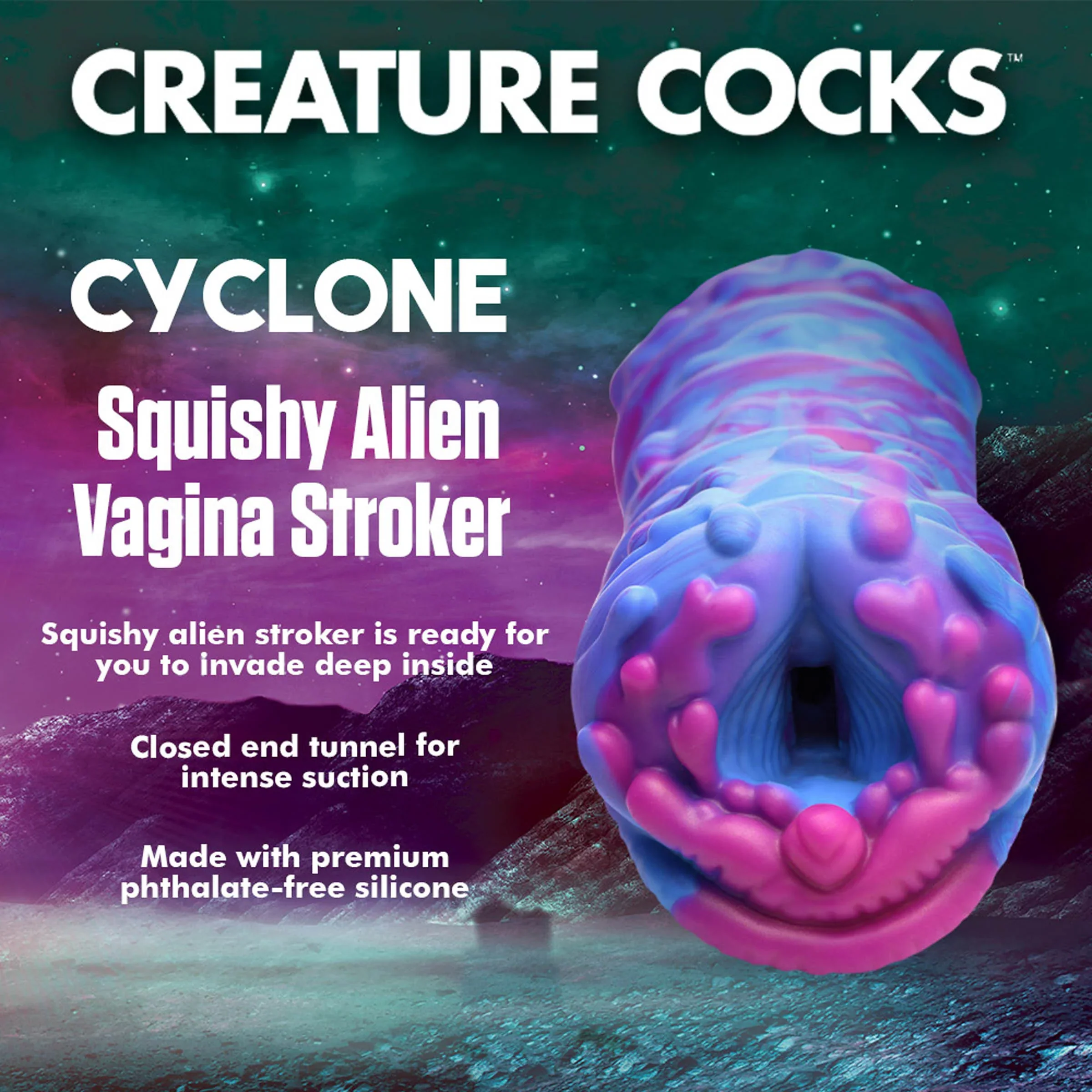 Creature Cocks Cyclone Squishy Alien Vagina Stroker - Image 4
