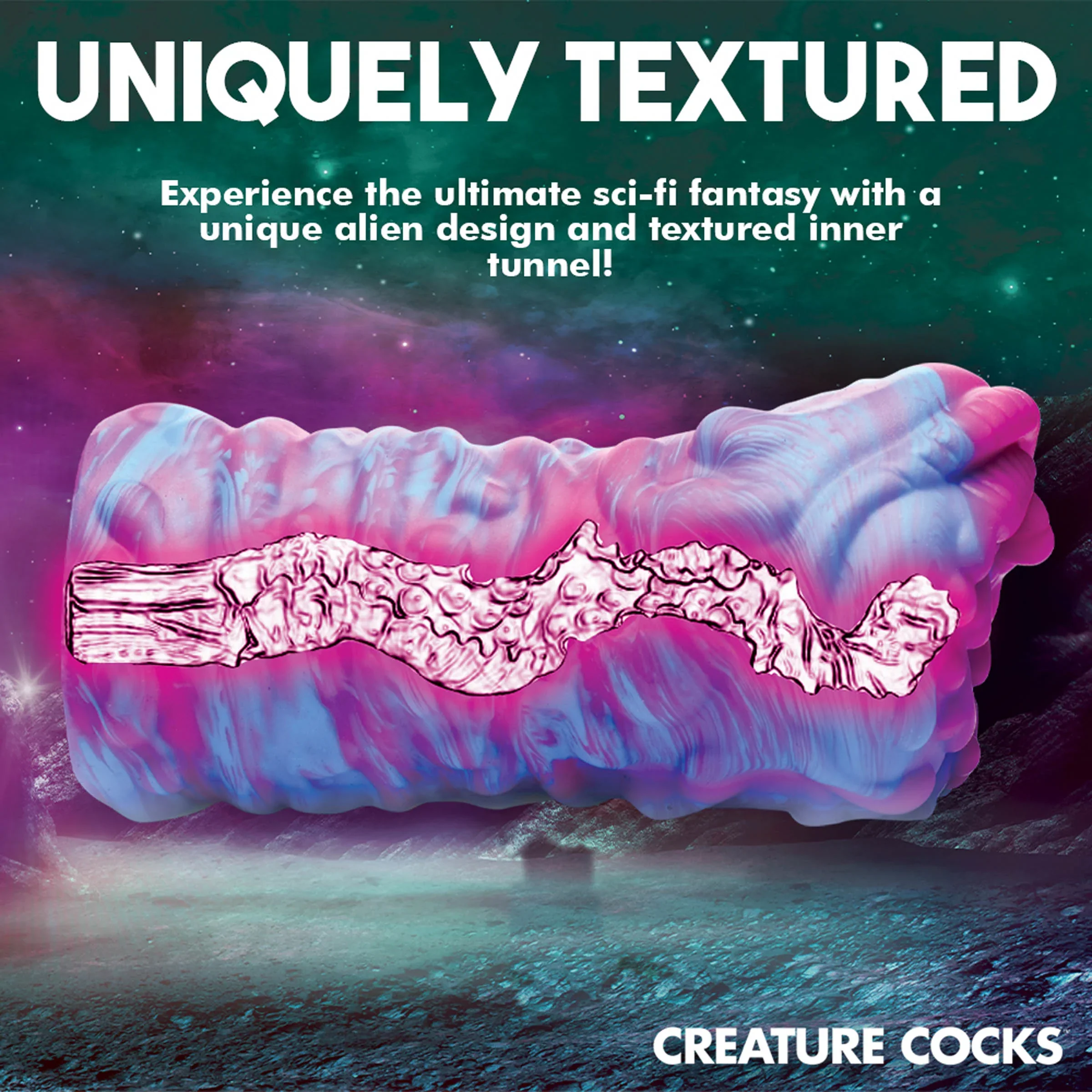Creature Cocks Cyclone Squishy Alien Vagina Stroker - Image 8